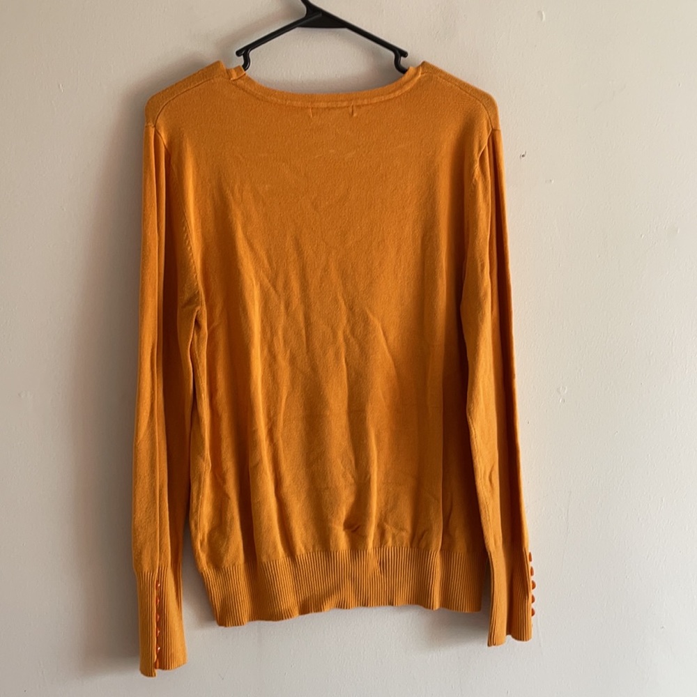 Zenana Outfitters Orange Long Sleeve Top - Picture 5 of 5